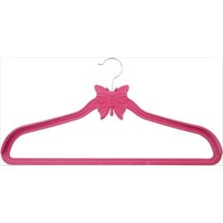 Factory wholesale promotion price personalized non-slip velvet flocked coat Flocked non-slip velvet plastic clothes hangers	