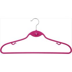 Avisday Velvet Hangers Black Non-Slip Anti-Rust Silver Hook Clothes Organizer Flocked non-slip velvet plastic clothes hangers	