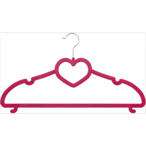 Amazon hot sale Flocking hangers non-slip magic velvet hangers black flocking clothes Flocked non-slip velvet plastic clothes hangers	