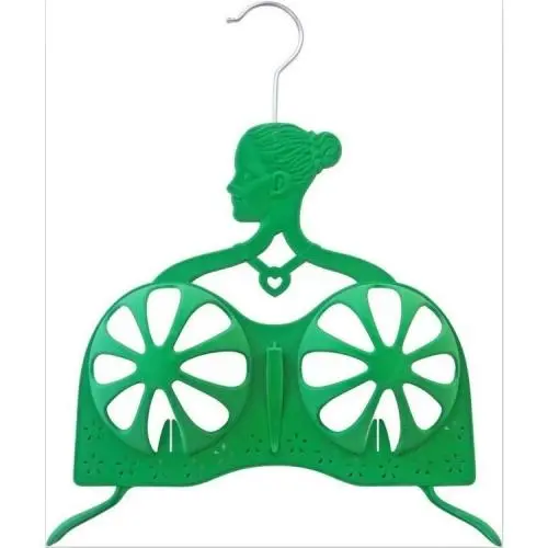 Cheap non slip flower velvet clothes hanger Underwear hangers Bra Hanger