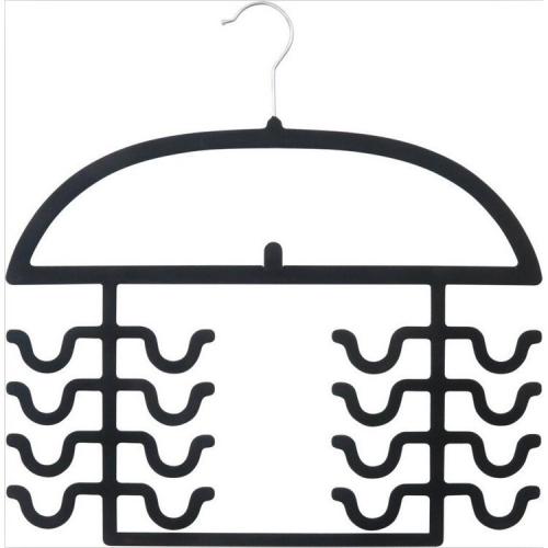 Household Two row Rack Scarf/belt/tie organizer hanger holder
