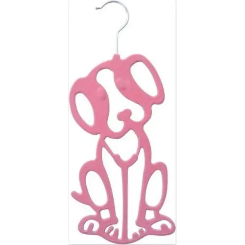 Cheap Purple Dog Shape Plastic Scarf Hanger