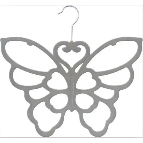 Butterfly Shape Velvet Circular Clothes Hanger Butterfly Shape Velvet Circular Clothes Hanger
