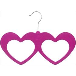 Two Heart Shape Scarf Velvet Hanger