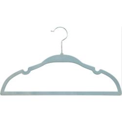 New arrival Anti Slip Velvet Hangers Amazon hot sale 360 Degree Swivel Hook Kids & baby flocked non-slip velvet plastic clothes hangers	