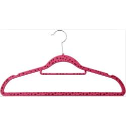 Pink Velvet Hanger with anti slip function