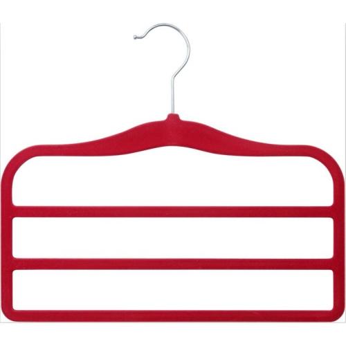Flat Square Shape Multi Bars Velvet Clothes Hanger Rack cloth hanger rack