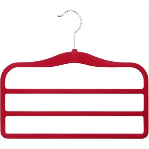 Flat Square Shape Multi Bars Velvet Clothes Hanger Rack cloth hanger rack