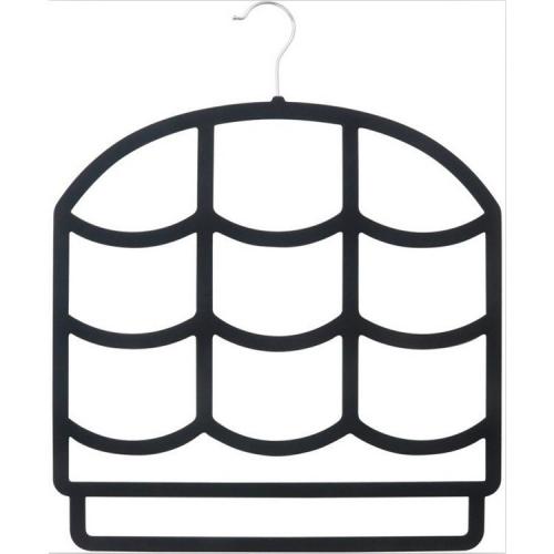Velvet Scarf Hanger with Pants Bar